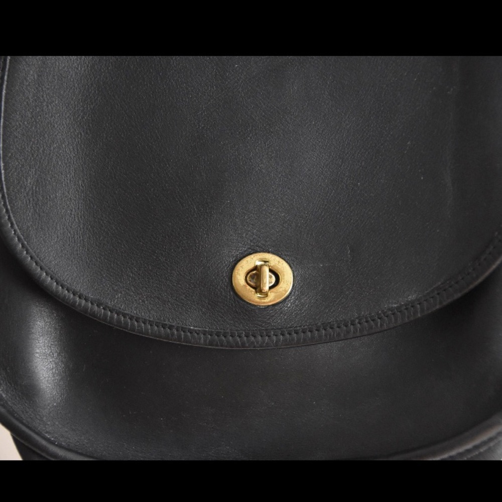 1980s Coach Saddle Bag